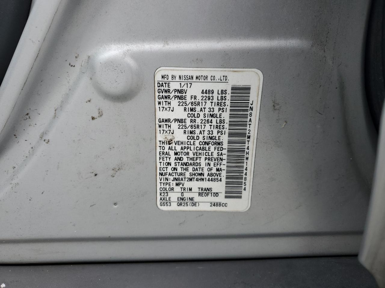 Nissan Rogue S Image 7