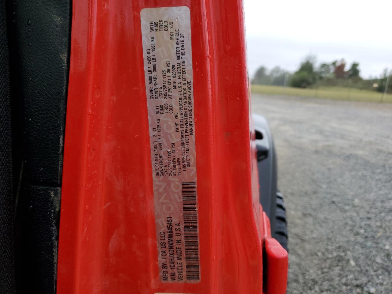 Jeep Wrangler Sport Image 9