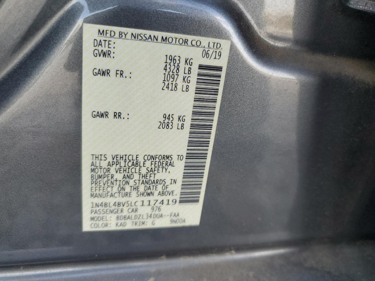 Nissan Altima S Image 7