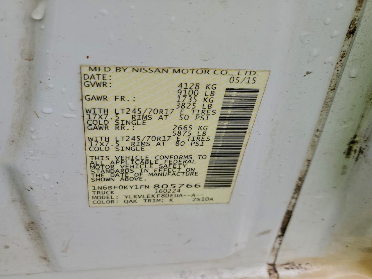 Nissan Nv 1500 Image 9