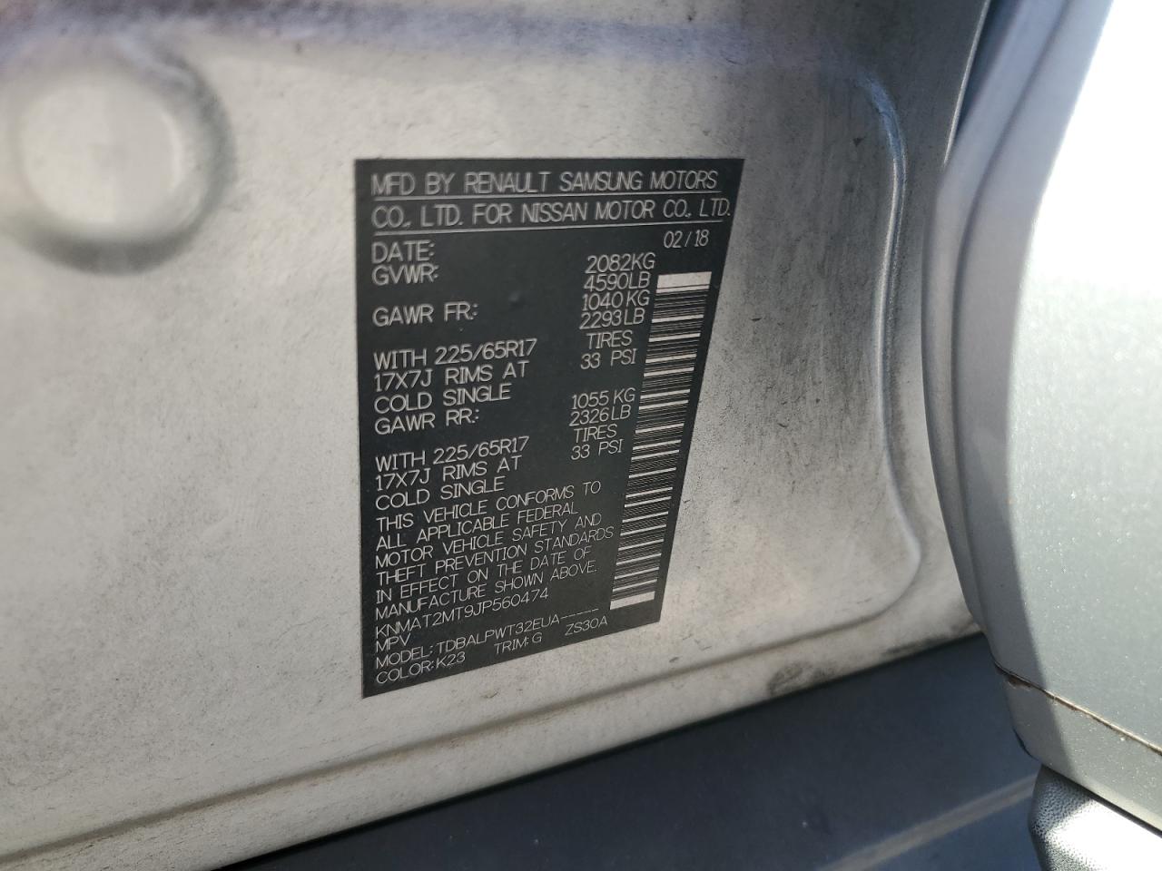 Nissan Rogue S Image 14