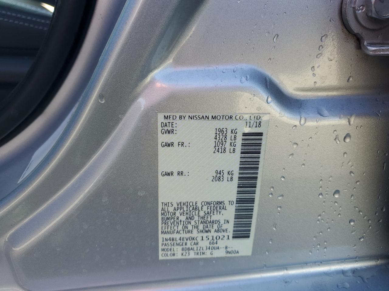 Nissan Altima Sl Image 7