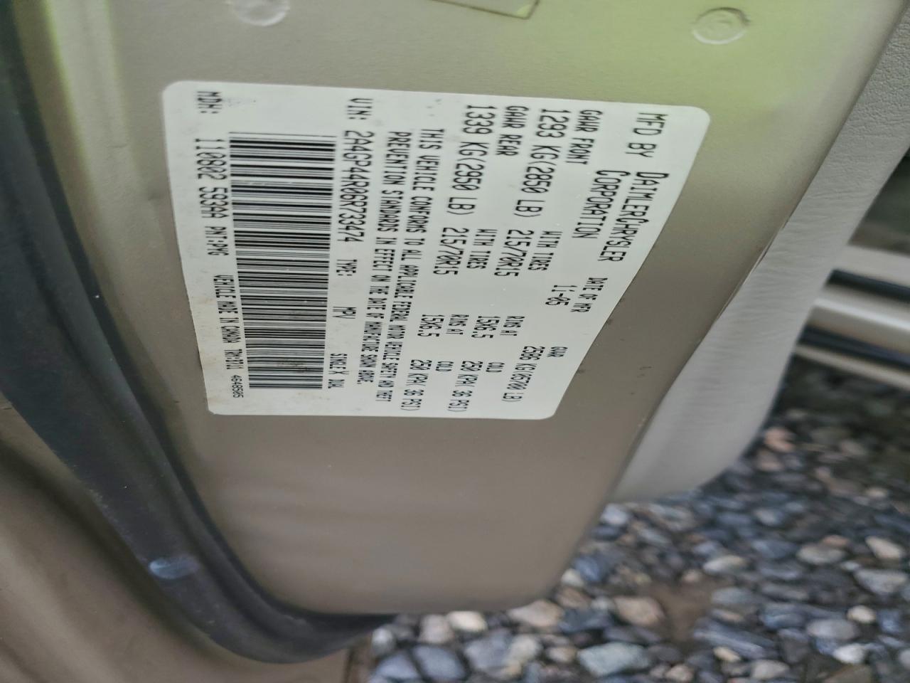 Chrysler Minivan Lx Image 2