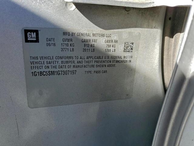 Chevrolet Cruze Ls Image 11