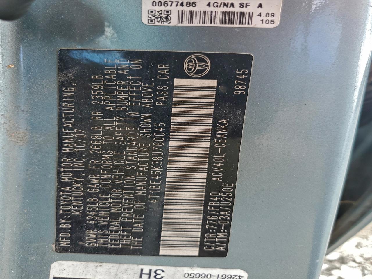 Toyota Camry Ce Image 2