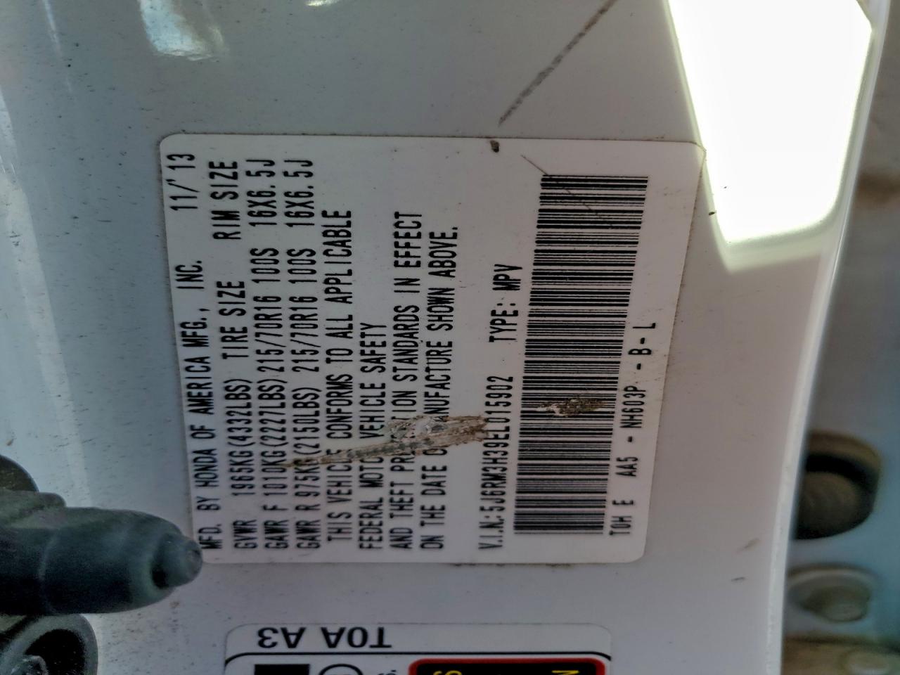 Honda Crv Lx Image 8